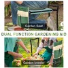 Aghana Digitals 2-in-1 Garden Kneeler Seat with Padded EVA Foam, Large Tool Pouch & Foldable Steel - 4 of 4