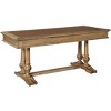 Hekman 23340 Captain'S Desk 2-3340 Wellington Natural - 3 of 4