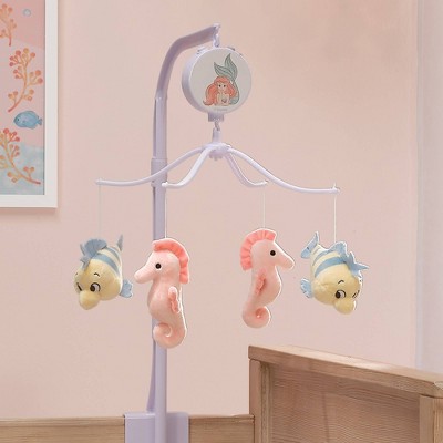 Disney Little Mermaid Musical Baby Crib Mobile with Plush Toys
