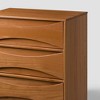 Saracina Home Mid Century Modern Contoured 5 Drawer Chest of Drawers - 4 of 4
