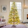 TIRAMISUBES 4/5/6-Inch Christmas Tree Fir Tree with LED Lights Pvc Hinges Branches for Christmas Indoor and Outdoor Holiday Decoration - 2 of 4