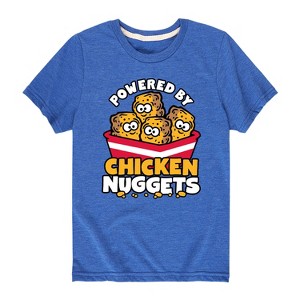 Boys' - Instant Message - Powered By Chicken Nuggets Short Sleeve Graphic T-Shirt - 1 of 4