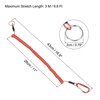 Unique Bargains Fishing Retractable Elastic Heavy Tools Lanyard Safety Cord Spiral Lanyard 2 Pcs - 2 of 4