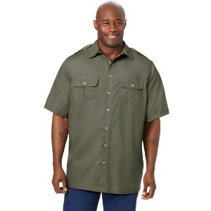Boulder Creek by KingSize Short-Sleeve Pilot Shirt - 1 of 4