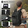 Unique Bargains Waterproof Multi-Pocket Fishing Backpack with Rod Holder - 3 of 4