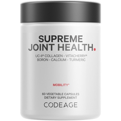 Codeage Supreme Joint Health UC-II, Turmeric, Bromelain, Hyaluronic Acid, Collagen Supplement - 60ct - image 1 of 4