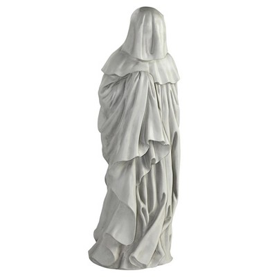 Large Gray Faux Stone French Weeper Statue