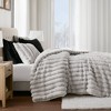 YOOCOZZ Ultrasoft Faux Fur Ribbed Comforter Set - 3 of 4
