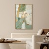 Art Remedy Sage Green Boho elegant abstract wall art Framed - 2 of 4
