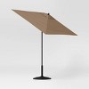 6' Square Outdoor Patio Market Umbrella with Black Pole - Threshold™ - 3 of 4
