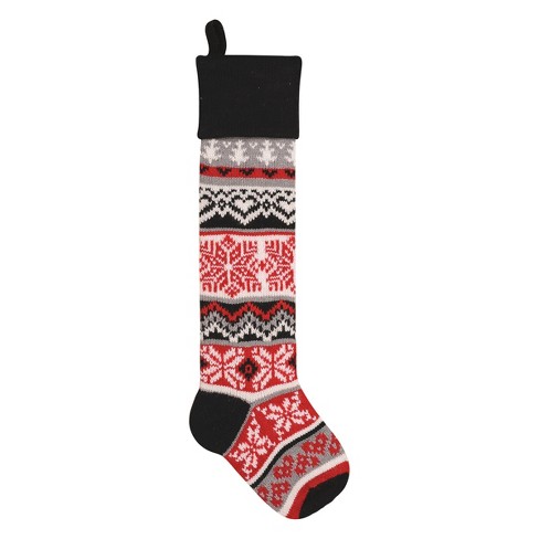 C f Home Winter Grey Knit Stockings Target