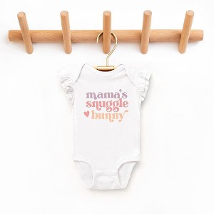 The Juniper Shop Mama's Snuggle Bunny Baby Flutter Sleeve Bodysuit - 1 of 2