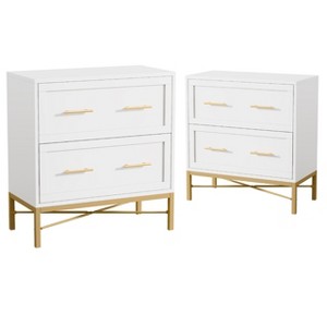 Tribesigns 2 Drawer File Cabinet, Modern Lateral Filing Cabinet - 1 of 4
