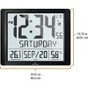 Marathon Super Jumbo Atomic Sleek & Stylish Wall Clock With Full Date display and 7 Time Zones - 3 of 4