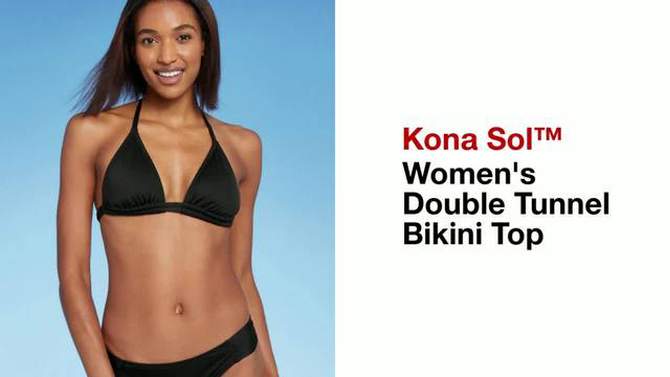 Women's Double Tunnel Bikini Top - Kona Sol™, 2 of 5, play video