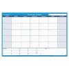 30/60-Day Undated Horizontal Erasable Wall Planner, 48 X 32, White/blue Sheets, Undated - 2 of 4