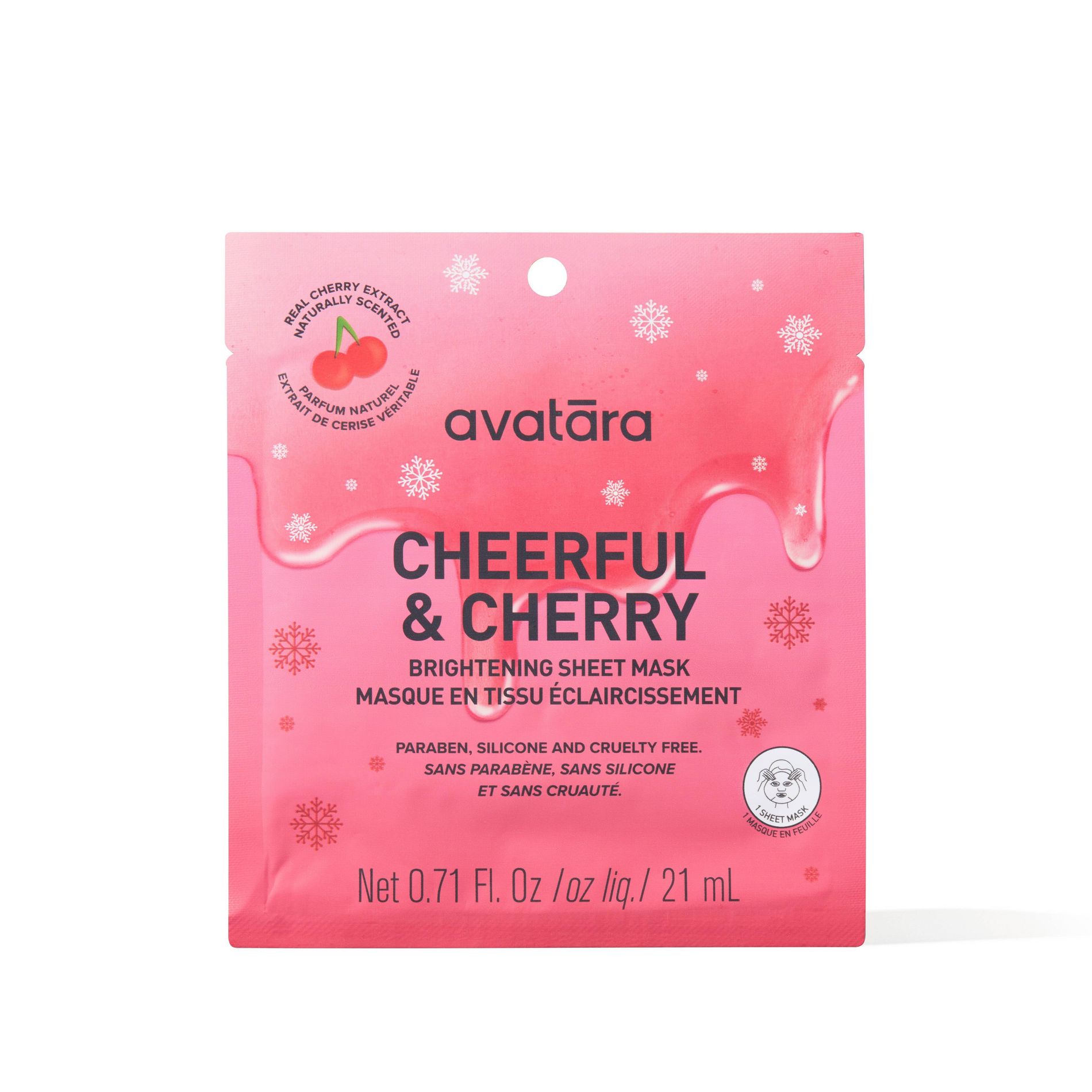 Avatara Face Mask - Cheerful & Cherry - 0.71 fl oz