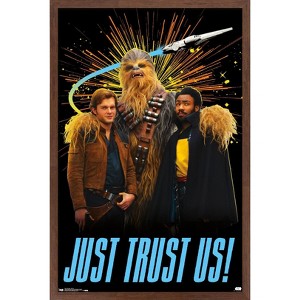 Trends International Star Wars: Solo - Trust Us Framed Wall Poster Prints - 1 of 4