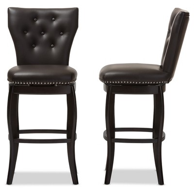 target leather bar stools