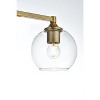 Elegant Lighting Eero 33 inch Wall Sconce in Satin Gold - 4 of 4
