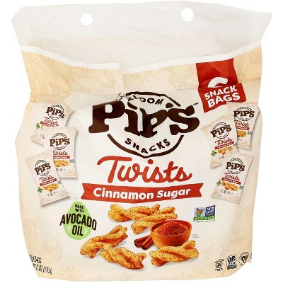 Pipcorn - Twists Cinnamon Sugar - Case of 6 - 1 OZ