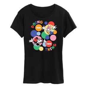 Women's - Disney - Doing Our Own Thing Short Sleeve Graphic T-Shirt - 1 of 4