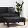 vidaXL Footstool Dark Gray 27.6 in.x21.7 in.x16.1 in. Microfiber Fabric - 3 of 4