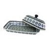 Blue Rose Polish Pottery A65 Ceramika Artystyczna Butter Dish - 2 of 2