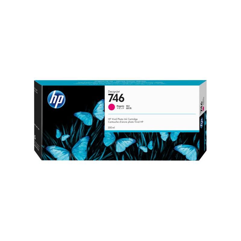 HP Inc. 746 300-ml Magenta DesignJet Ink Cartridge, P2V78A, 2 of 5