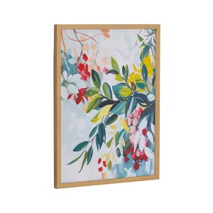 Kate & Laurel All Things Decor 12"x16" Gallery Jewel Tone Botanical Abstract Print by The Creative Bunch Studio Gold - 1 of 4