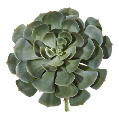 Nearly Natural 13-in Giant Echeveria Succulent Pick Artificial Plant (Set of 2)