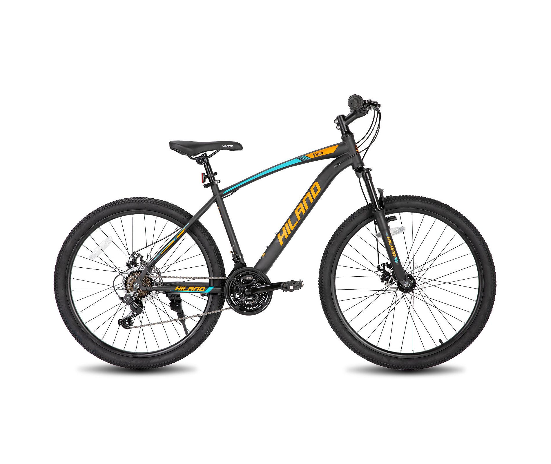 HILAND Ridge Mens Mountain Bike, 27.5 Inch - Orange