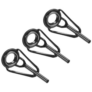 Unique Bargains Tube Dia Fishing Rod Tips Repair Kit Stainless Steel Ring Guide - 1 of 4