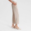 Women's Slim Fit Linen-Blend Trousers - A New Day™ - 3 of 4