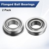 Unique Bargains Chrome Steel Multipurpose Use Flanged Ball Bearing 2 3/16" x 3/8" x 1/8" - 4 of 4