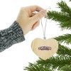 Tarleton State University Secondary Logo Heart Love Wood Christmas Tree Holiday Ornament - 3 of 3