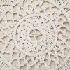 Emile Round Macrame Pouf - WyndenHall - 3 of 4