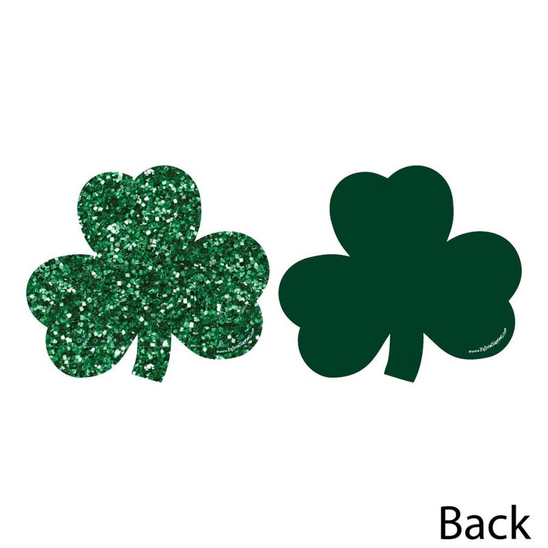 Big Dot of Happiness St. Patrick's Day - Shamrock Decorations DIY Saint Paddy's Day Party Essentials - Set of 20, 4 of 8