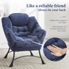 RISOKEYS Accent Chair with Ottoman-Lounge Accent Chair,Easy Assembly & Space-Saving Footrest,Comfy Reading Chair for Living Room & Bedroom - 3 of 4