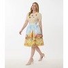 Unique Vintage Women's Gellar Swing Skirt - 3 of 4