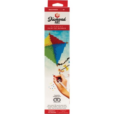 Leisure Arts Diamond Art Beginner Kit 8"X8"-Kite
