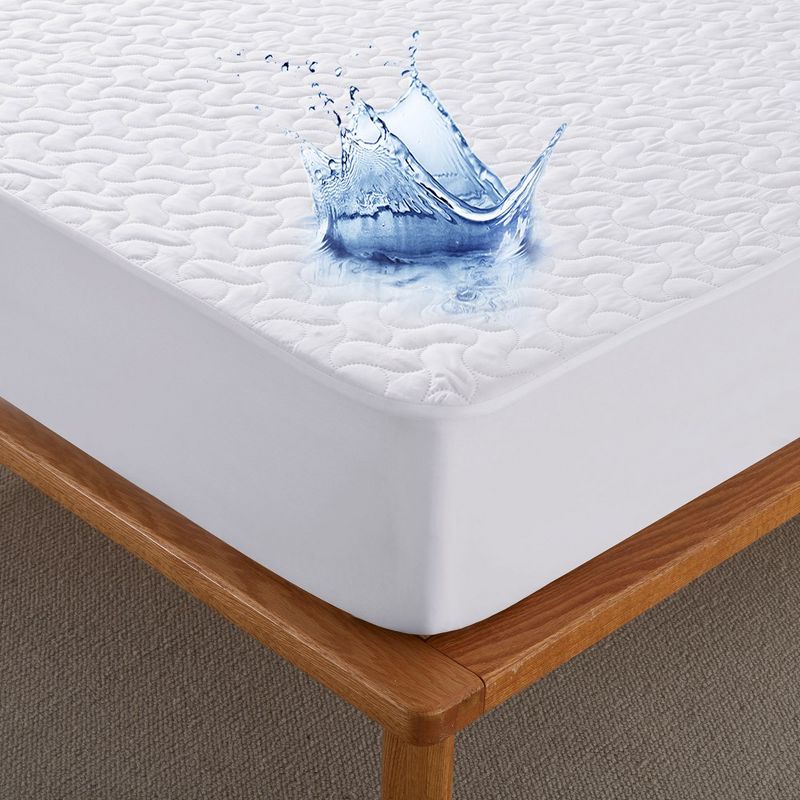 Peace Nest Soft Quilted Down Alternative Mattress Pad Mattress Protector, 3 of 9