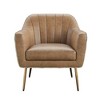 27" Wide Accent Chair in Fabric with Easy Assembly and Durable Construction for Living Room - 3 of 4