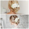 Unique Bargains Women's Simulated Flowers Hair Clip Comb 1 Pc - 4 of 4