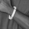 Black Bow Jewelry Men's 9mm Sterling Silver Figaro I.D. Bracelet - 4 of 4