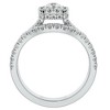 Pompeii3 1 1/4Ct Cushion Halo Diamond Engagement Wedding Ring Set in White or Yellow Gold - Size 5 - 2 of 4
