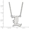 Black Bow Jewelry Sterling Silver Louisville Cardinals NCAA Necklace 18 Inch - 2 of 4