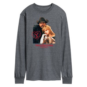 Men's - Yellowstone - Rip And Beth Montana Valentine Long Sleeve Graphic T-Shirt - 1 of 4