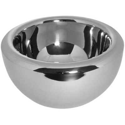Sol Living Stainless Steel Salad Bowl Serve Pasta, Snacks, Fruit