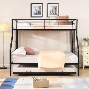 TIRAMISUBEST Metal Bunk Bed No Box Spring Needed for Kids Teens - 1 of 4